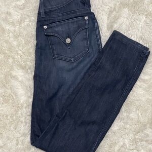 Hudson Jeans Dark Blue Straight Leg Women's Jeans